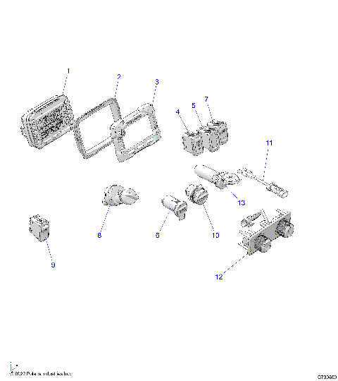 ELECTRICAL, DASH INSTRUMENTS - R23RRED4FA/DA/SD4CA/CK (C730800)