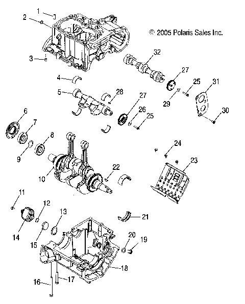 ENGINE, CRANKCASE and CRANKSHAFT - A07MH68AX/AY/AZ (4999200229920022D06)