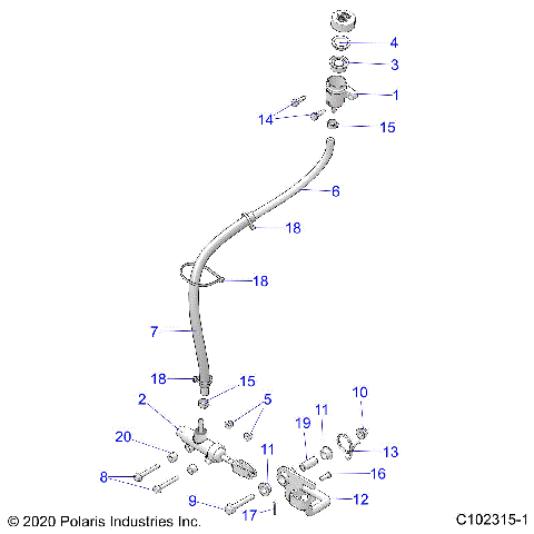 BRAKES, BRAKE PEDAL and MASTER CYLINDER - A25SEE57P2/P4 (C102315-1)