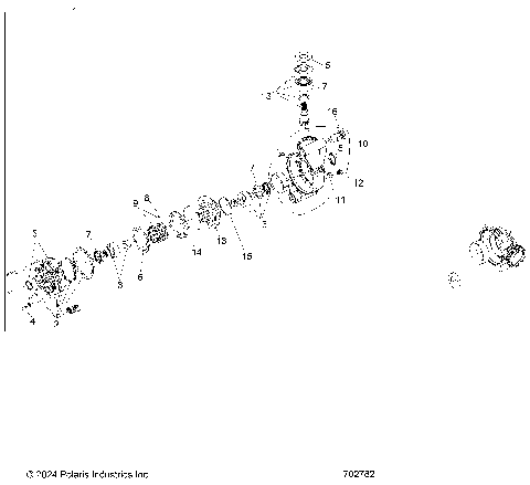 DRIVE TRAIN, FRONT GEARCASE INTERNALS - R26T6E99NJ (702782)