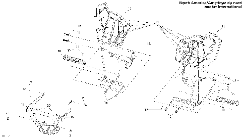 09- Front Bumper And Footrests North America, International