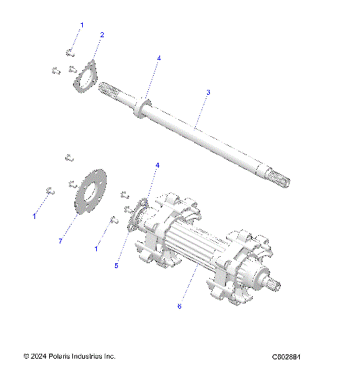 DRIVE TRAIN, JACKSHAFT and DRIVESHAFT - S26TGM9BS/9BEL (C602884)