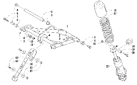 REAR SUSPENSION FRONT ARM ASSEMBLY [89600]