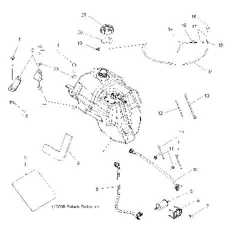FUEL TANK - A07TH76AU/TN76AF/AL/AU (49ATVFUEL07X2800)