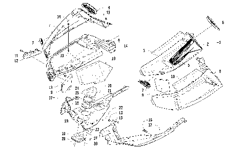 SKID PLATE AND SIDE PANEL ASSEMBLY [93671]