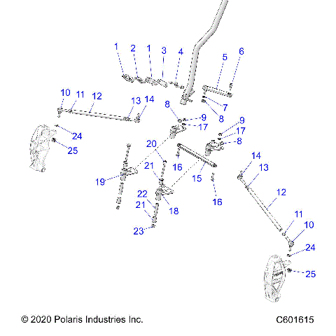 STEERING, LOWER - S21TDV8RS/8RE ALL OPTIONS (C601615)