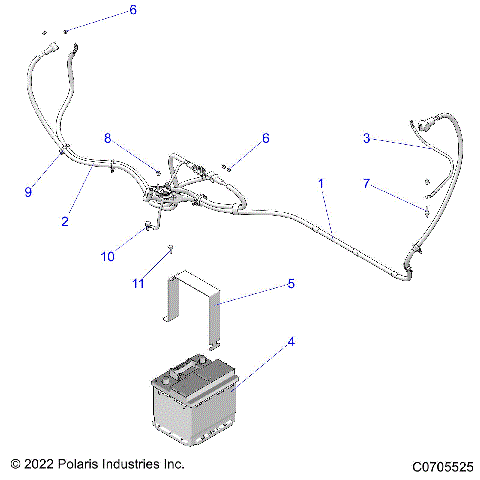 ELECTRICAL, BATTERY - R25TAE99FM/TAS99CM/EM/GM  (C0705525)