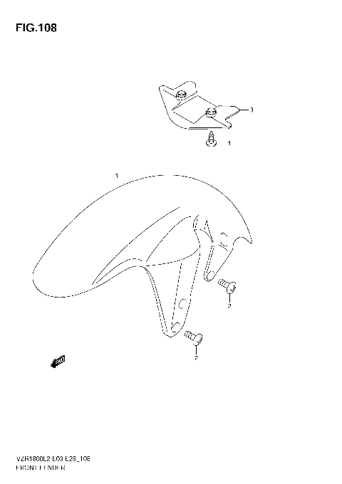 FRONT FENDER (VZR1800 L2 E33)