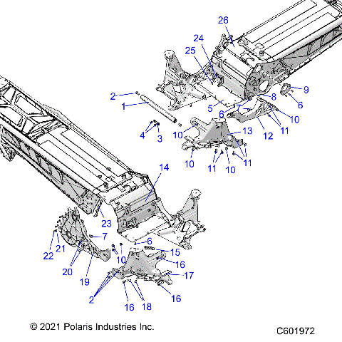 CHASSIS, BULKHEAD ASM. - S23TGG8MS/TGY8MS (C601972)