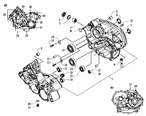 CRANKCASE ASSEMBLY [83035]