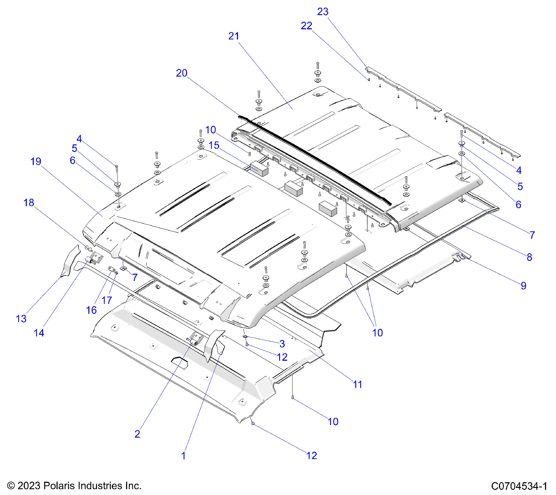 2024 Polaris Utility Vehicles Parts-Finder Diagrams | Team