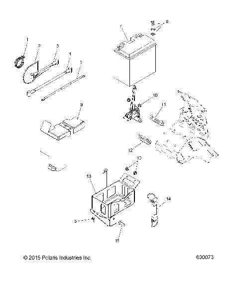 ELECTRICAL, BATTERY and CABLES - S16DR8 W/E.S. (600073)