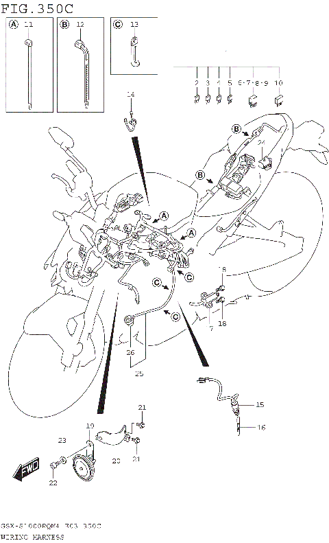 WIRING HARNESS (GSX-S1000RQM4 E33)