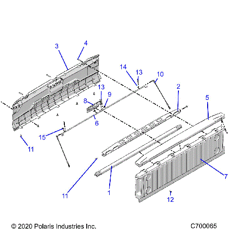 BODY, BOX, TAILGATE - R23TAE99FD/SCD/ED/SFD/SCK/EK (C700065)
