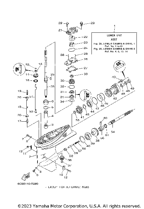 LOWER CASING DRIVE 1
