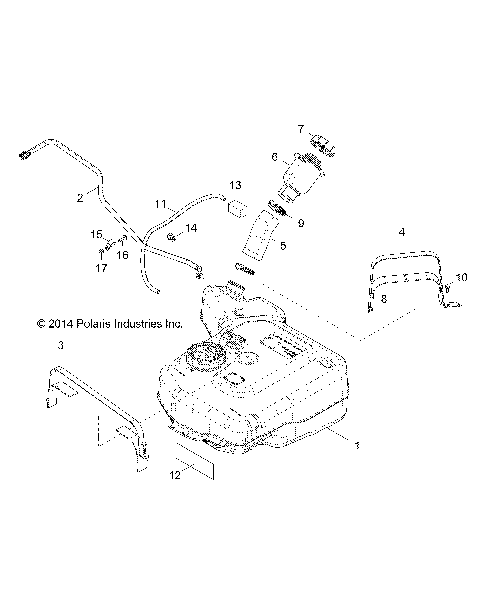BODY, FUEL TANK ASM. - R16RTA57A1/A4/A9/B1/B4/B9/EAP/EBP (49RGRFUEL15570F)