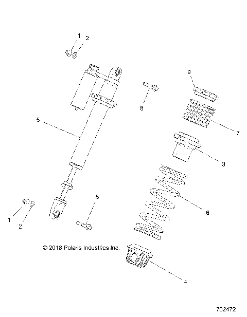 SUSPENSION, FRONT SHOCK MOUNTING - Z19VFE99AD/BD/AK/BK/AN/BN/LD/K99AD/BD/AK/BK/AN/BN/LK/LE/L99AC/BC/M99AL (702472)