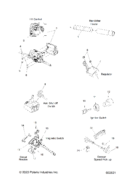 ELECTRICAL, SWITCHES and COMPONENTS - S24CEF5TSL (602501)