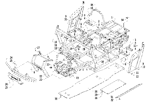 FRAME AND RELATED PARTS [94926]