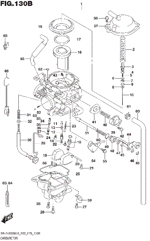 CARBURETOR (DR-Z400SML8 E28)