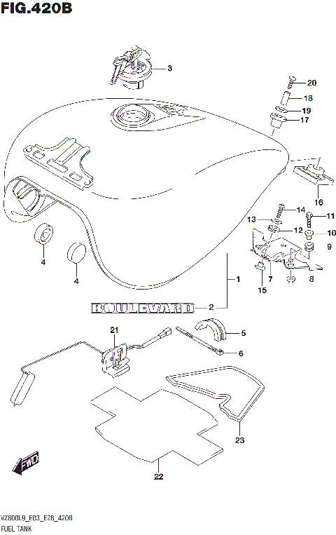 FUEL TANK (VZ800L9 E28)