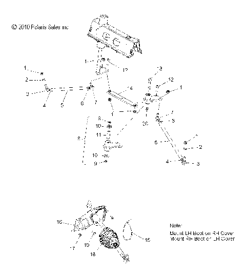 STEERING, LOWER and TIE RODS - S12PP7FSL (49SNOWSTEERINGLWR11FSTSBLX)