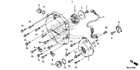 RIGHT CRANKCASE COVER