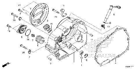 RIGHT CRANKCASE COVER