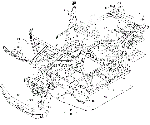 FRAME AND RELATED PARTS [304432]