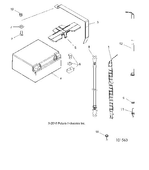 ELECTRICAL, BATTERY - A19SYE95BV [101563]
