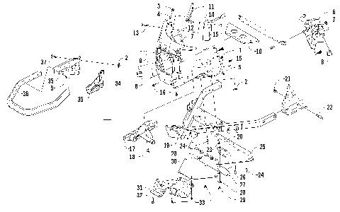 FRONT BUMPER AND FRAME ASSEMBLY [98910]