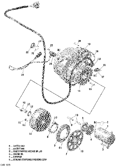 03- Magneto And Electric Starter - HD10