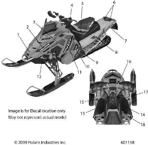 BODY, DECAL, BLACK SIDE PANEL W/PINK ACCENT - S20EDP8PS (C601158)