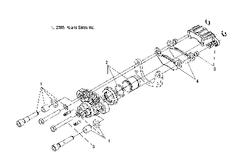 BRAKE CALIPERS, REAR - A07GP52AA/AB (4999201899920189B12)