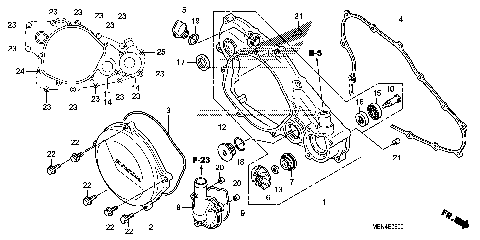 RIGHT CRANKCASE COVER
