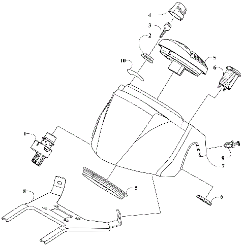 INSTRUMENT POD ASSEMBLY [303001]
