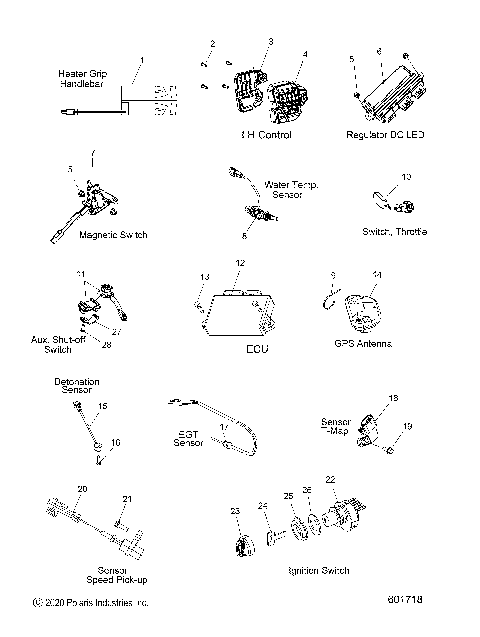 ELECTRICAL, SWITCHES, SENSORS and COMPONENTS - S21DDL8RS ALL OPTIONS (601718)