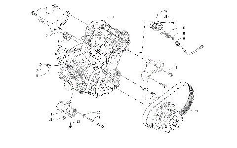 ENGINE AND RELATED PARTS [104443]