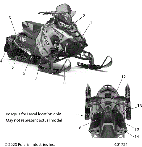 BODY, DECAL, BLACK SIDE PANEL W/RED ACCENT - S21DDH8RS (601724)