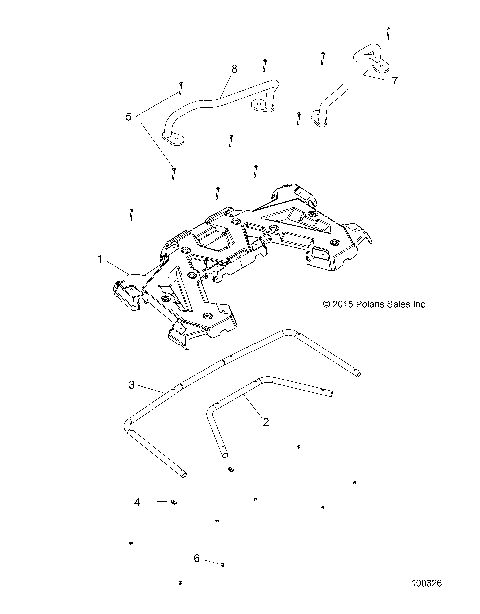 BODY, REAR RACK and HAND GRIPS - A16SDS57C2 (49ATVRACKMTGRR14SP570TRG)