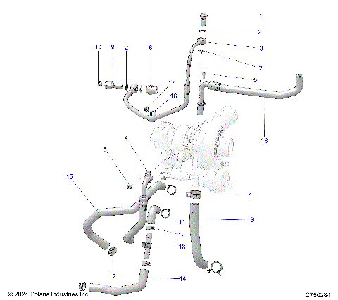 ENGINE, TURBO COOLING AND OIL - Z25S4D92AA/AL/BA/BF/AF/BL (C750284)