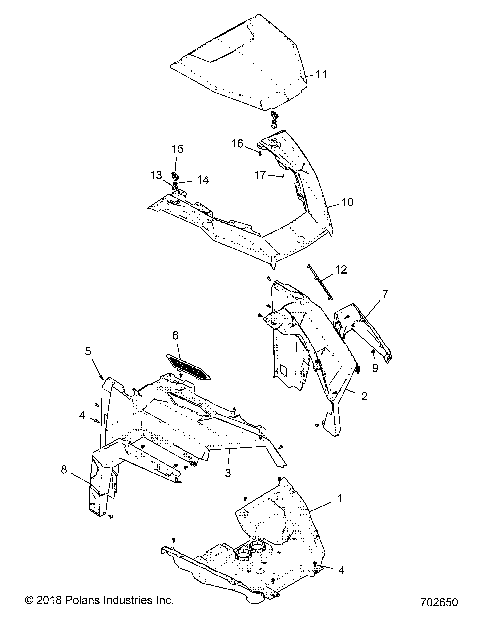 BODY, HOOD AND FRONT FENDER - G21GAJ99AC/AW/BC/BW (702650)