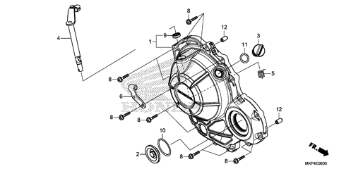 RIGHT CRANKCASE COVER