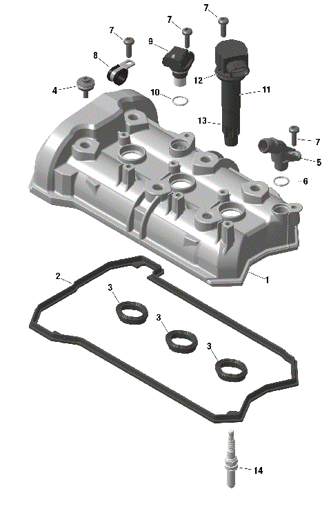 01- ROTAX - Valve Cover