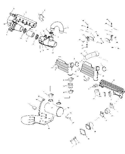 EXHAUST SYSTEM - W025198C/D/I (4971357135B03)