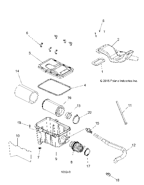 ENGINE, AIR INTAKE SYSTEM - A16SEB57C1/C2/SEC57C1/C2/CL/SBB57C1 [100249]