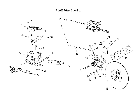 BRAKE SYSTEM - S07NP5CS/CE (49SNOWBRAKE500XCSP)
