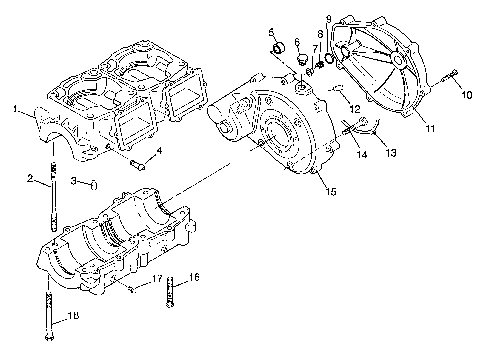 CRANKCASE - I984573 (4946554655b013)