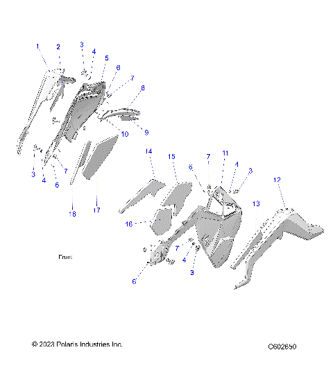 BODY, SIDE PANELS AND TRIM - S24TKL8RS (C601884)