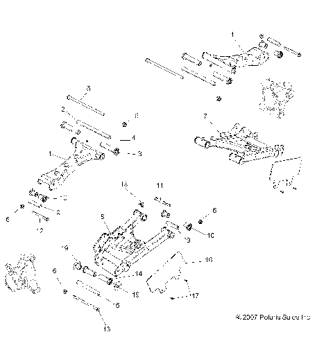 SUSPENSION, REAR - R08VH76AD/AG (49RGRSUSPRR08VISTA)